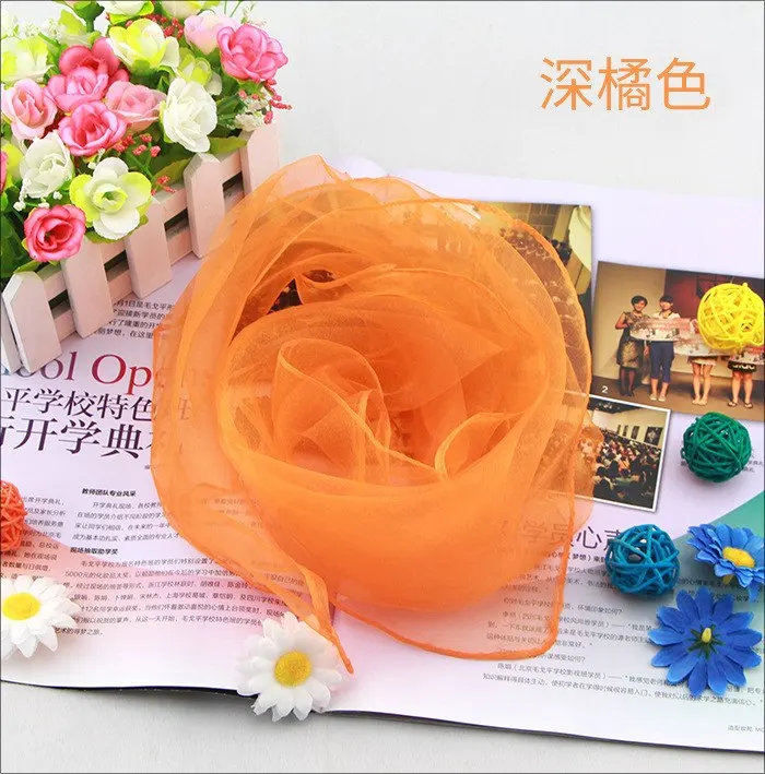2019 explosion models 60*60cm solid color women's scarves summer new style sunglasses sun protection shawls beach towels - Image 4