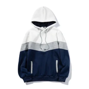 2024 new men's hoodie casual sports hoodie can wear outdoor running sports coat matching color fitness hoodie men