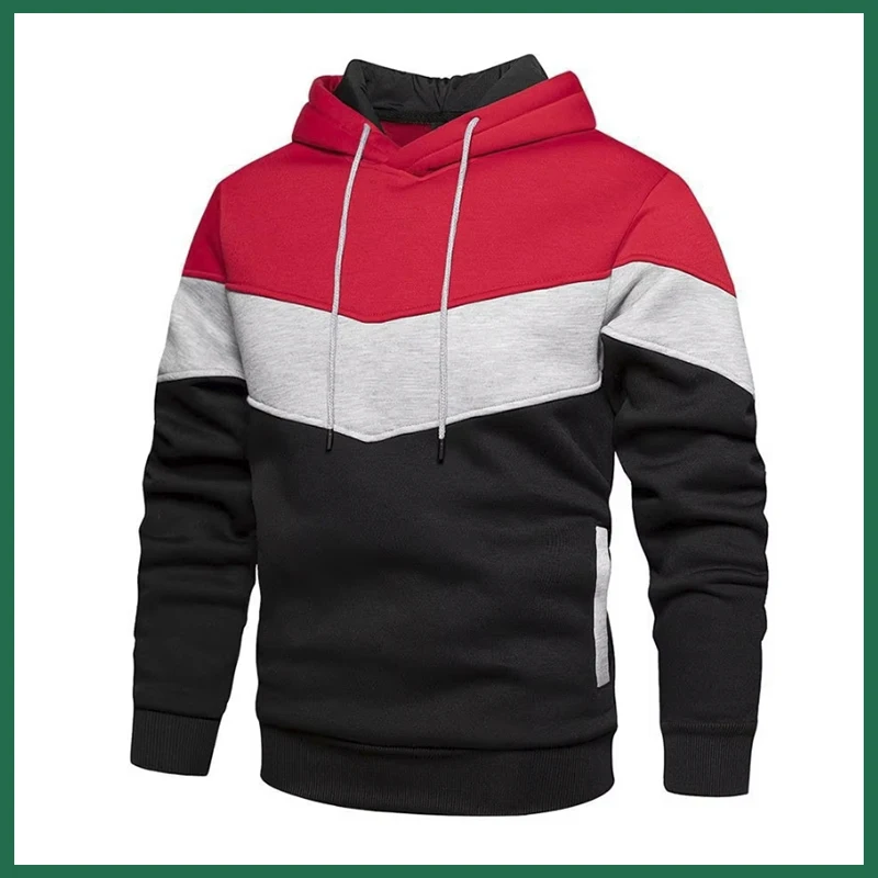 2025 Autumn/Winter Men's Hoodie Fashion Long Sleeve Zipper Sports Hoodie - Slim fit Sportswear, Warm and Comfortable, Essential - Image 2