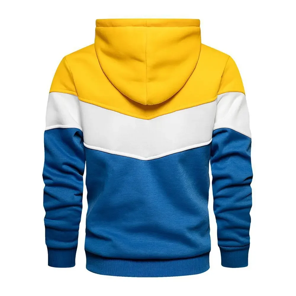 2025 Autumn/Winter Men's Hoodie Fashion Long Sleeve Zipper Sports Hoodie - Slim fit Sportswear, Warm and Comfortable, Essential - Image 4