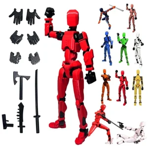 2025 New 10 Action Figures 10 Figure 3D Printed Multi-Jointed Movable Action 10 Action Figure Toys gifts for kids