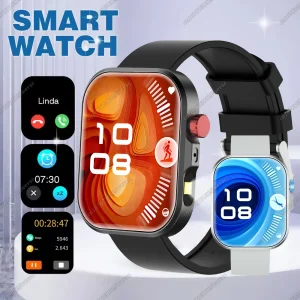 2026 New Bluetooth Call Smart Watch Information Push Men Women Health Monitoring Watch Pedometer Smartwatch For Android IOS HW12