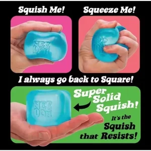 2026 New Pinch Candy Jellyfish Flow Pattern Cube Slow Rebound Stress Relief Maltose Pinch Stress Relief Toy Children's Gift