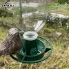 2/1PCS Outdoor Bird Feeder Automatic Hanging Plastic Feed Bowl For Parrot Pigeon Pet Indoor Bottle Mouth Docking Feeding Suppli