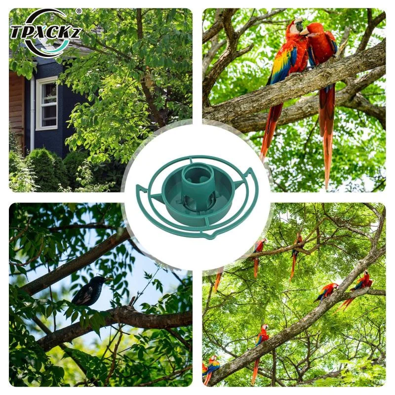 2/1PCS Outdoor Bird Feeder Automatic Hanging Plastic Feed Bowl For Parrot Pigeon Pet Indoor Bottle Mouth Docking Feeding Suppli - Image 6