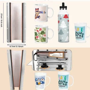 220V/110V Mug Heat Transfer Printer | 30oz Custom Mug Sublimation Printer | Heat Transfer Printer | 500W Mug Heat Transfer Print