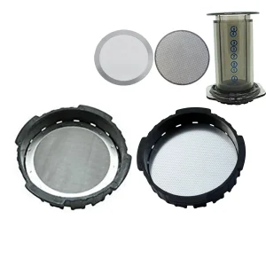 2PCS/lot 61MM Coffee Metal Mesh Filter Reusable Stainless Steel Filter Mesh For Aeropress Coffee Maker Tool Kitchen Accessories