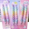 2pcs/Set Cute Bear Non Sharpening Mechanical Pencil Student Writing Pen School Office Supplies Pencil Stationery Gifts