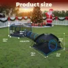 3-in-1 Portable Mesh Pet Fence Playhouse Multi-Animal Cage with Tunnel Indoor Outdoor Easy Setup for Cats And Small Animals