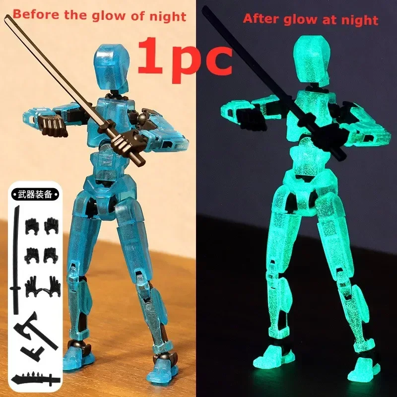 3D Printed Multi-Jointed Movable Shapeshift Robot Action Figure with Full Articulation for Stop Motion Animation 5 Action Figure - Image 4
