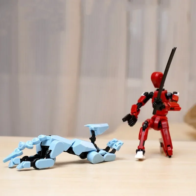 3D Printed Multi-Jointed Movable Shapeshift Robot Action Figure with Full Articulation for Stop Motion Animation 5 Action Figure - Image 6