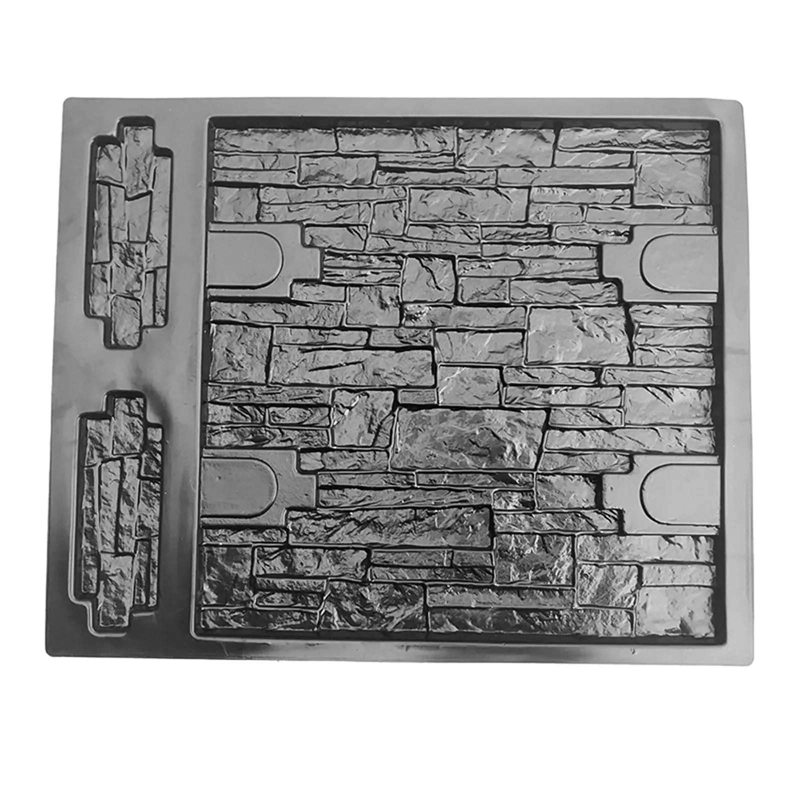 3D Wall Concrete Molds Stone Mold Mould ABS Plastic for Garden Decor Gypsum