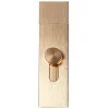 4 Inch Aluminum Alloy Door Bolt Sliding Door Flush Bolt Latch Reliable Secure Lock for Home Garage Garden Bathroom Cabinet