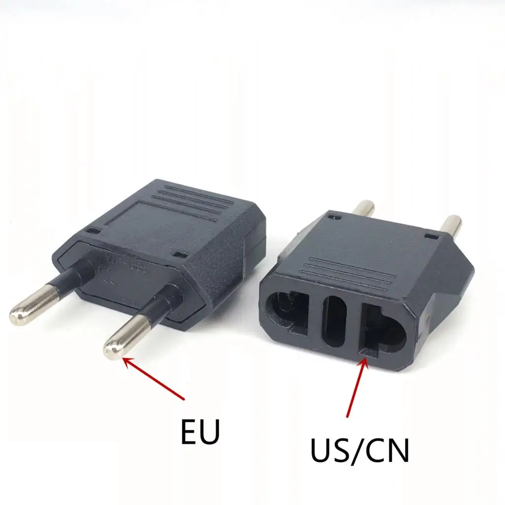 4.0mm US Jack to EU Plug Outlet Travel Charger Power Socket Adapter USA to Europe European Regulation Charging Converter Plug - Image 5