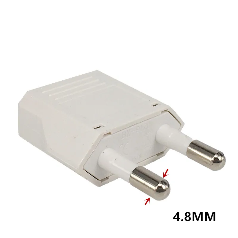 4.0mm US Jack to EU Plug Outlet Travel Charger Power Socket Adapter USA to Europe European Regulation Charging Converter Plug - Image 3
