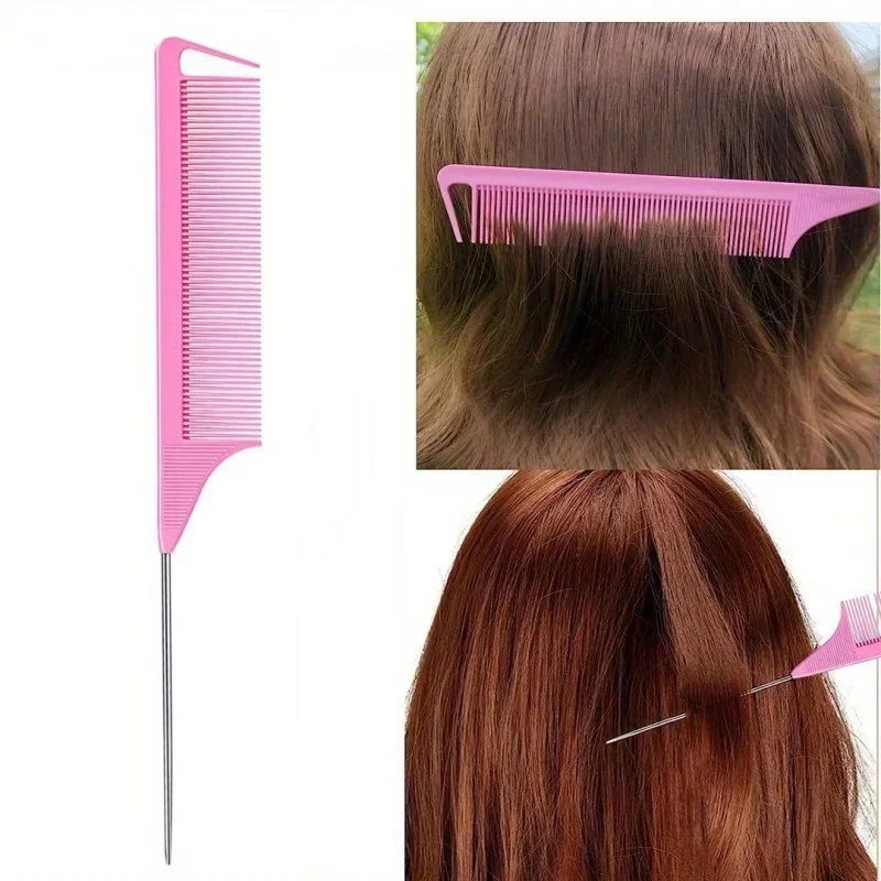 4/5/6pcs Hair Brush Set Hairdressing Spray Bottle Hair Braiding Loop Rat Tail Comb Teasing Hair Brsuh Salon Hair Styling Tools - Image 2
