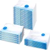 5 Pack Vacuum Storage Bags, Space Saver Bags Compression for Comforters and Blankets, Sealer Clothes Travel Packing Organizer