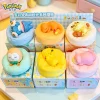 6 Styles Pokemon Relax Time Pikachu Munchlax Slowpoke Rowlet Meowth Charmander Sleeping Figurines Toys 7-8CM Cute With Packaging