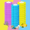 6/18/36-Pack Disposable Toilet Brush Heads - No-Corner Cleaning & Easy Replacement | Hygienic Bathroom Essentials