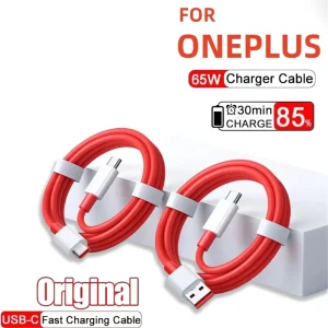 65W 6A Type C to Type C Super Fast Charging Mobile Phone Cable For Oneplus USB C For Oneplus 13 12 11 10 Pro Quick Charger Wire