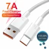 7A 100W Fast Charging Type C Cable for Huawei P50 Honor 200 Magic 5 Xiaomi 13 Redmi Note 14 POCO X5 Pro Quick Charge USB Cables