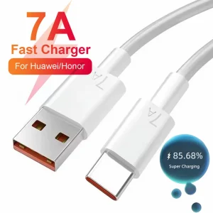 7A 100W Fast Charging Type C Cable for Huawei P50 Honor 200 Magic 5 Xiaomi 13 Redmi Note 14 POCO X5 Pro Quick Charge USB Cables