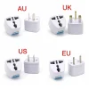 800W Universal US UK AU To EU Plug USA To Euro Europe Travel Wall AC Power Charger Outlet Adapter Converter 2 Round Pin Socket
