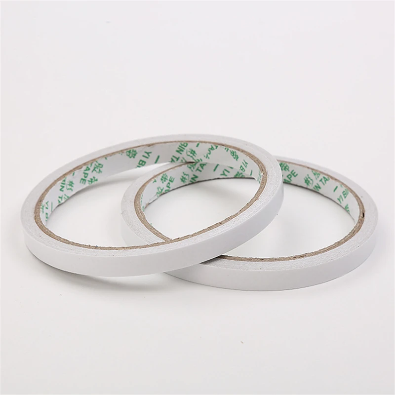 8M Double Sided Tape Double Sided Tape White Strong Ultra-thin High-adhesive Cotton Double-sided Tape Super Strong Paper Tape - Image 5