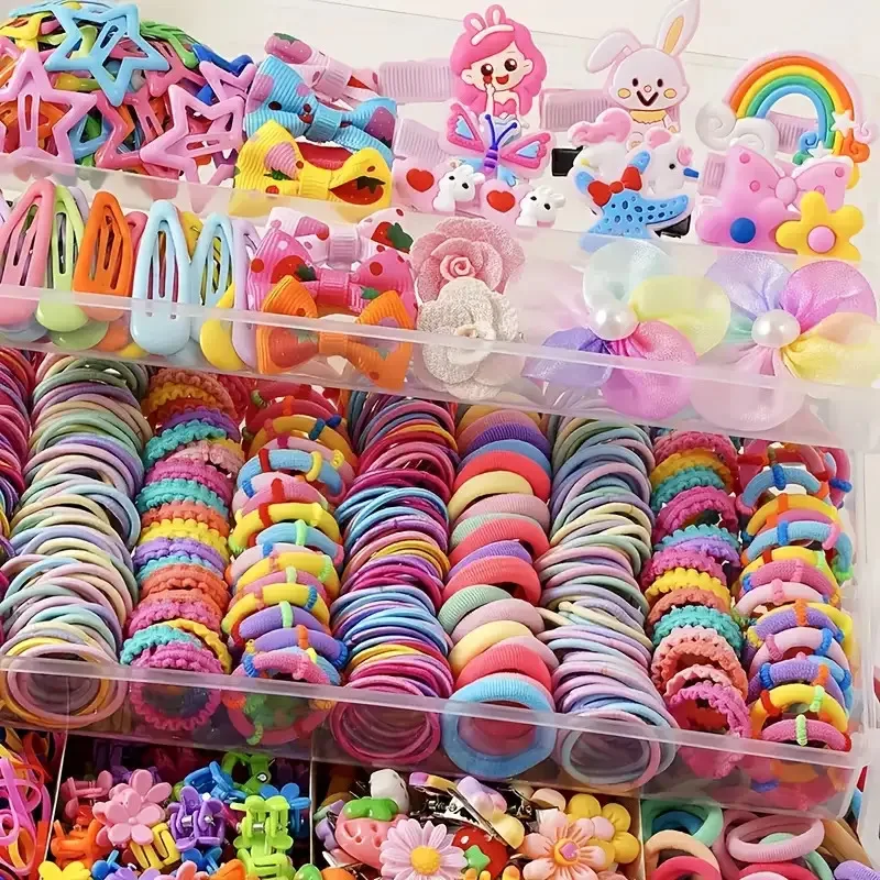 A 718-piece accessory set suitable for girls’ daily outings and participation in festive events – a richly curated collection. - Image 2