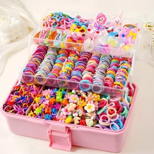 A 718-piece accessory set suitable for girls’ daily outings and participation in festive events – a richly curated collection.