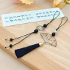 Acrylic Chinese Style Butterfly Pendant Phone Charm DIY Handmade Retro Beaded Phone Chain Hanging Cord Anti-Lost