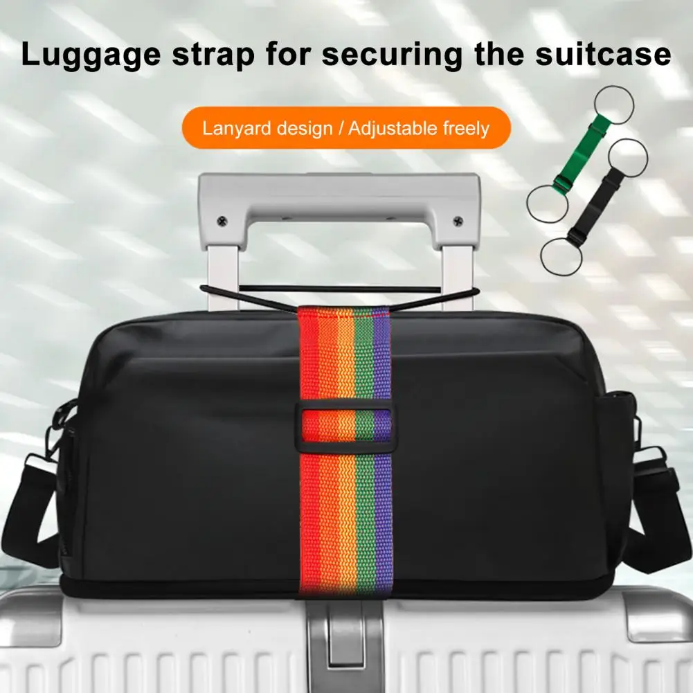 Adjustable Luggage Connector Straps Luggage Elastic Fastening Belt Luggage Carrier Strap for Suitcases Travel Secure Stacking - Image 2
