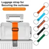 Adjustable Luggage Connector Straps Luggage Elastic Fastening Belt Luggage Carrier Strap for Suitcases Travel Secure Stacking