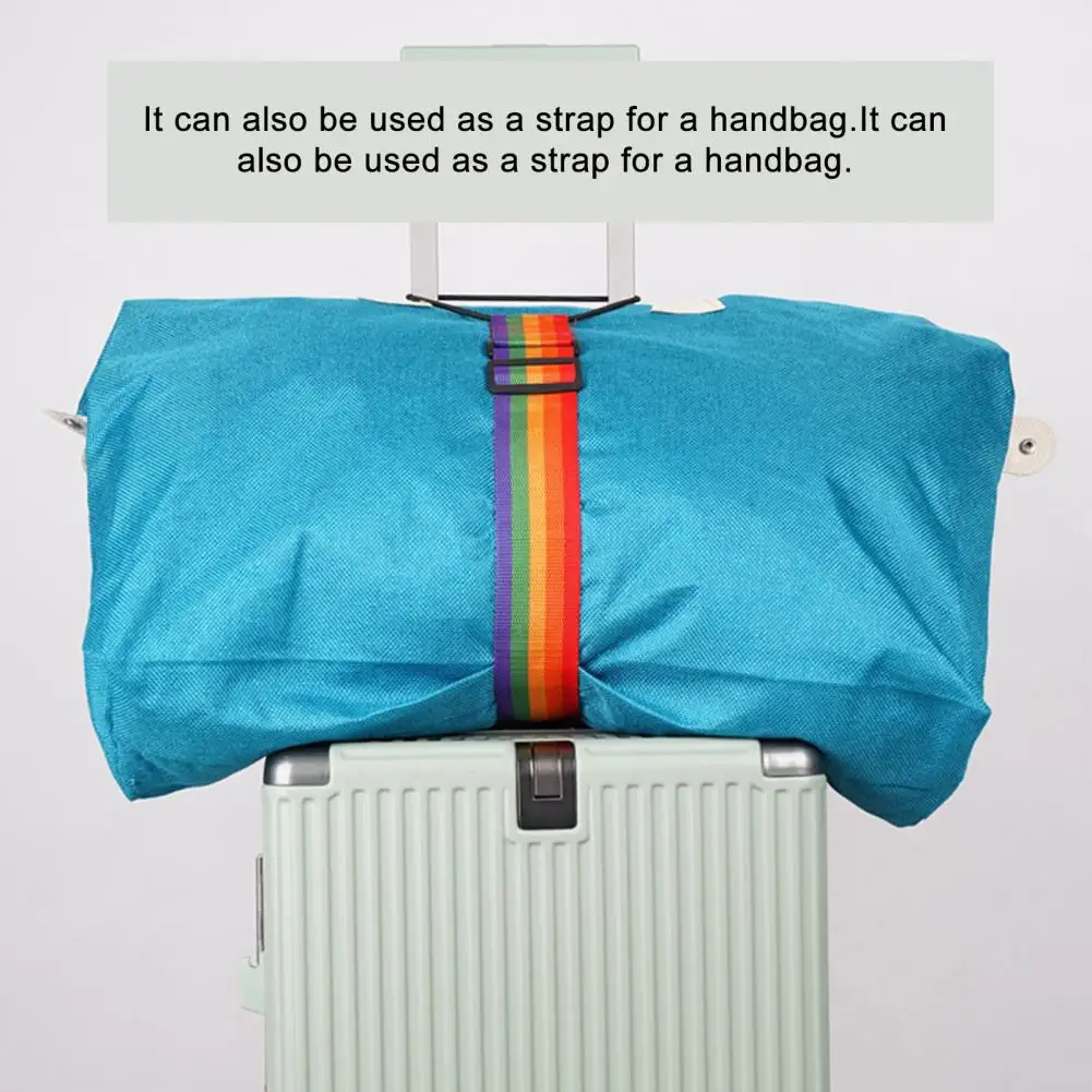 Adjustable Luggage Connector Straps Luggage Elastic Fastening Belt Luggage Carrier Strap for Suitcases Travel Secure Stacking - Image 3