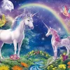 Adult Jigsaw Puzzle Dreamy Unicorns 1000/500/300/120 Pieces Landscape Puzzle Birthday Gift Game Bar Club Decor Entertainment Toy