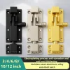 Aluminum alloy Door Security Lock Buckle Window Latch Heavy Duty Thickened Sliding Gate Tower Bolts Latch Catch Home Hardware