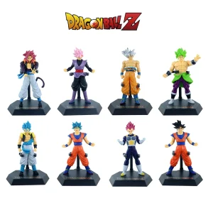 Anime 17-19CM Dragon Ball Z Super Saiyan Son Goku Broly Vegeta Anime Action Figure Model Gifts Collectible Figurines for friends