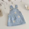Baby Girl Dress Summer New Cute Flower Toddler Pants Loose Baby Girl Dress 0-3 Y Overalls Kids Jumpsuits