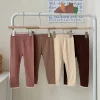Baby Girl's Skinny Elastic Leggings Infant Trousers Toddler Basic Outwear Pants For 0-3Y