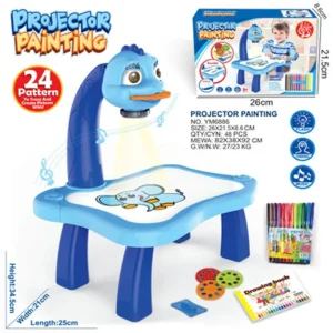Baby Projection Drawing Board Childrens Early Education Art Drawing Toys Cultivate Kids Interest Study Puzzle Painting Toys Gift