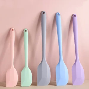 Baking Tools Silicone Cream Baking Spatula Translucent Mini Spatula Baking Spatula Cream Heat-Resistant Kitchen Utensils Scraper