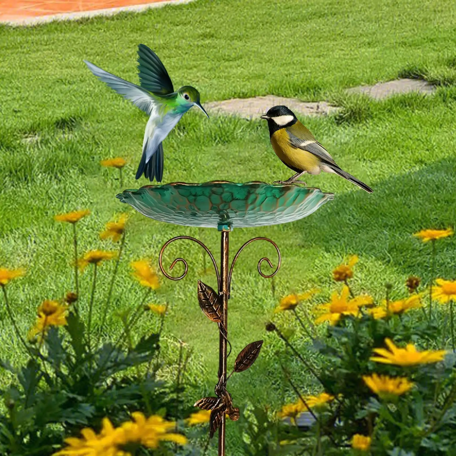 Bird Bath for Outdoor Weather Resistant Birdbath for Yard Garden Outside Bird Bath for Outdoor Weather Resistant Birdbath for Yard Garden Outside