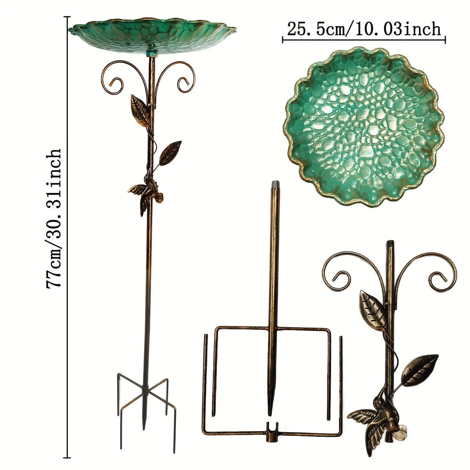Bird Bath for Outdoor Weather Resistant Birdbath for Yard Garden Outside Bird Bath for Outdoor Weather Resistant Birdbath for Yard Garden Outside