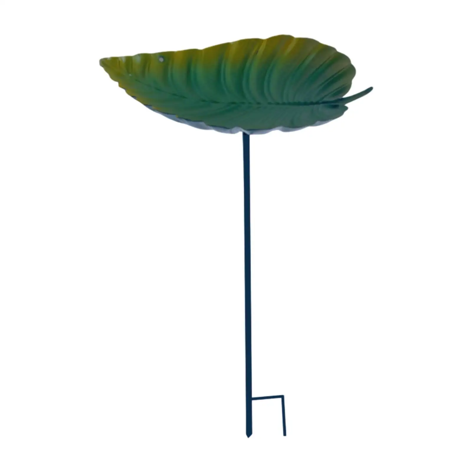 Bird Baths for Outdoors,Bird Feeder Bath,Leaf Shape Detachable Pole Birdfeeder with Metal Stake for Outdoor,Garden,Courtyard - Image 2