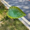 Bird Baths for Outdoors,Bird Feeder Bath,Leaf Shape Detachable Pole Birdfeeder with Metal Stake for Outdoor,Garden,Courtyard
