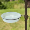 Bird Feed Bowl Transparent Circular Bird Feeder Imple Bird Comfortable Supplies Eating Environment And Fashionable Provide