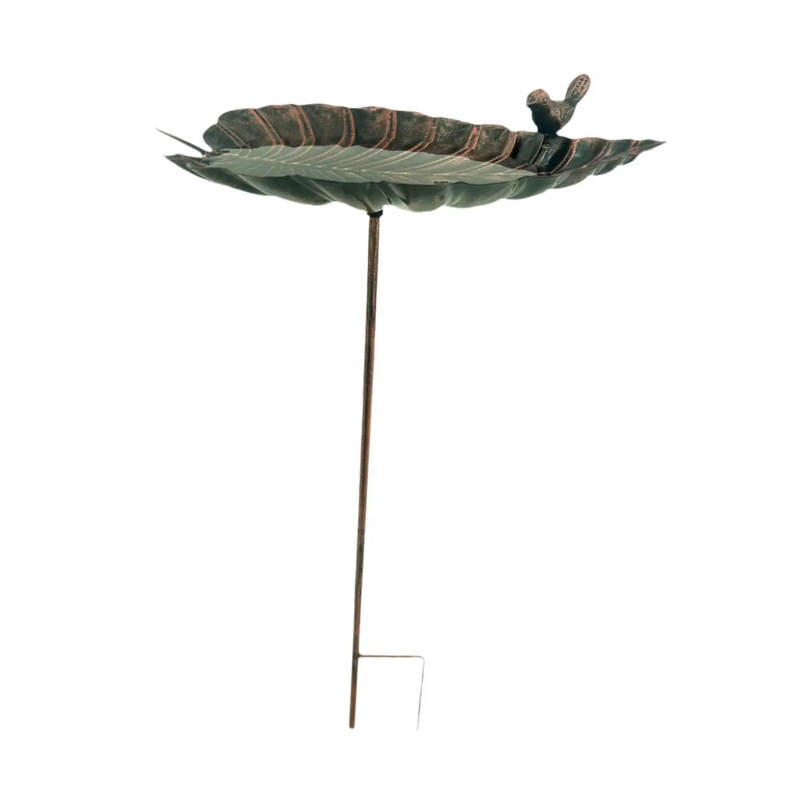 Bird Feeder Bird Bath Bowl with Garden Stake for Outdoor Garden Patio Lawn