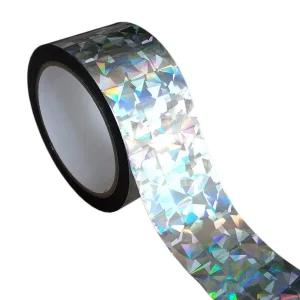 Bird Flash Scare Tape (2in,350ft) Double Side Reflective Ribbon, Protect Your House, Garden, Orchard Bird Deterrents For Outside