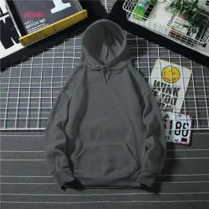Blank Fleece Fashion Hoodies Men Pull Over Wholesale Hooded Sweatshirt Unisex Cheap Solid Hoodie In Bulk Sudaderas Con Capucha
