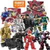 Blokees DC JUSTICE LEAGUE Batman Superman Wonder Woman The Flash Aquaman Cyborg Anime Figure Model Blind Box Assembly Toys Gifts